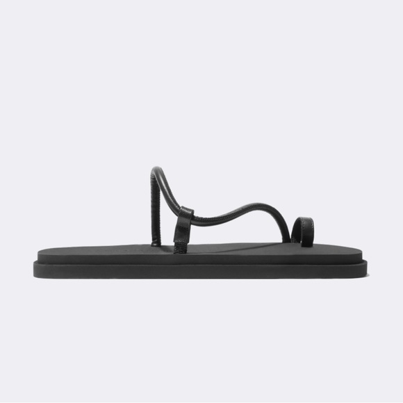 Emme Parsons Bari Pool Leather Slide - Picture 1 of 11
